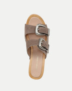 Veronica Beard Halifax Clog Sandal - Bark