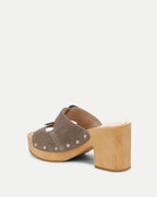 Veronica Beard Halifax Clog Sandal - Bark