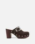 Veronica Beard Larken Platform Clog - Espresso