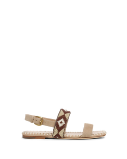 Marian Beaded Flat Sandal