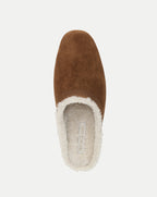 Veronica Beard Narcisa Shearling Mule - Chestnut