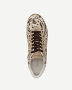 Veronica Beard Natalia Calf Hair Sneaker - Sand/Brown Multi