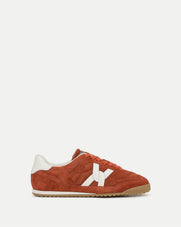 Veronica Beard Natalia Suede Sneaker - Rust