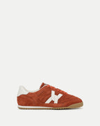 Veronica Beard Natalia Suede Sneaker - Rust