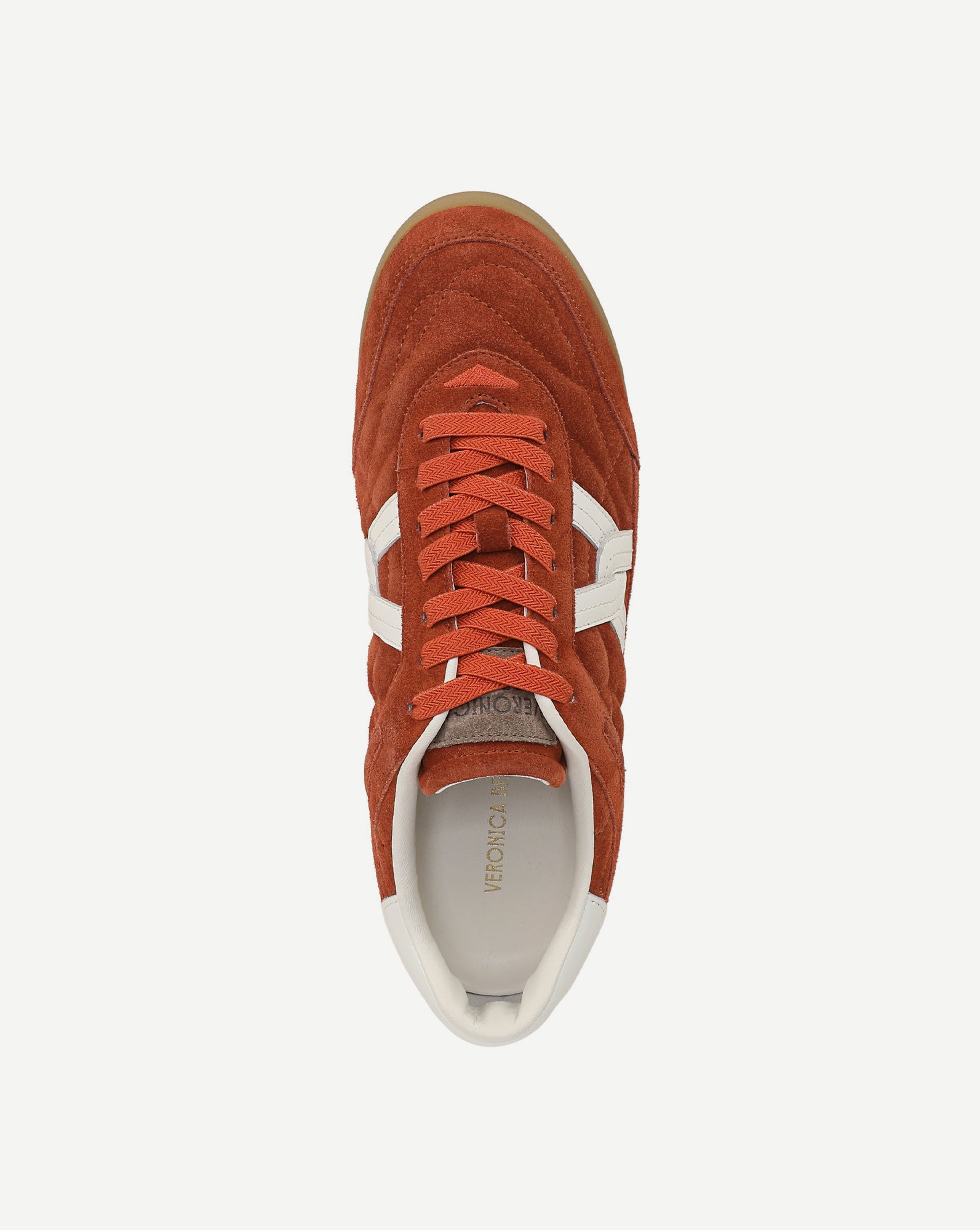 Natalia Suede Sneaker in Rust | Veronica Beard