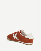 Veronica Beard Natalia Suede Sneaker - Rust