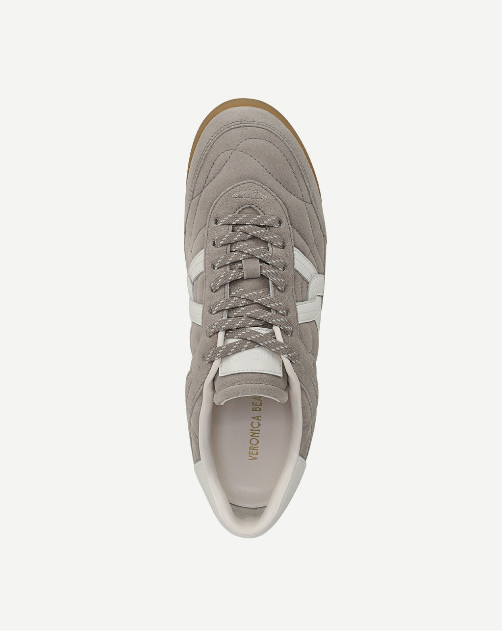 Veronica Beard Natalia Suede Sneaker - Cobblestone