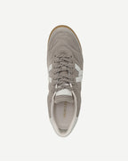 Veronica Beard Natalia Suede Sneaker - Cobblestone