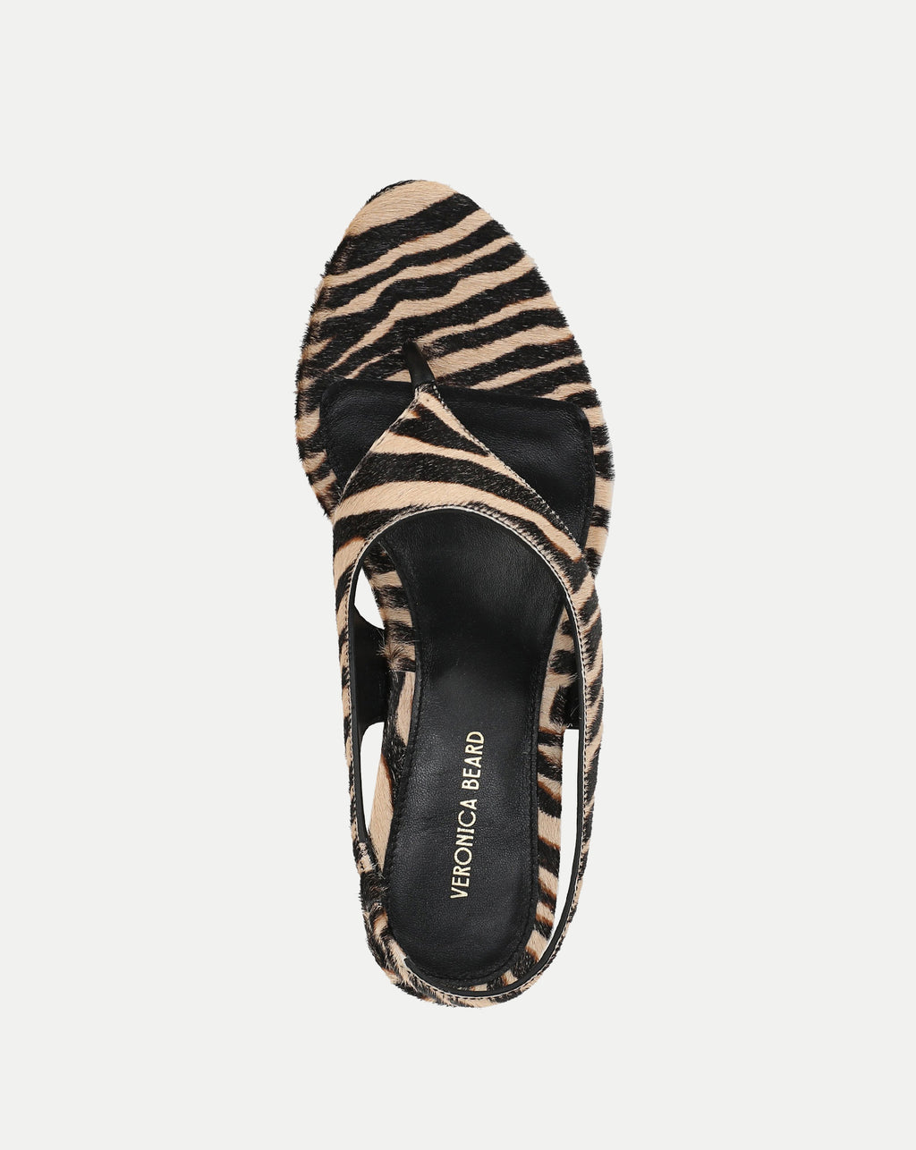 Veronica Beard Talon Calf Hair Slingback Sandal - Ziger