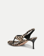 Veronica Beard Talon Calf Hair Slingback Sandal - Ziger