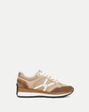 Veronica Beard Valentina Sport Sneaker - Chestnut/Ecru