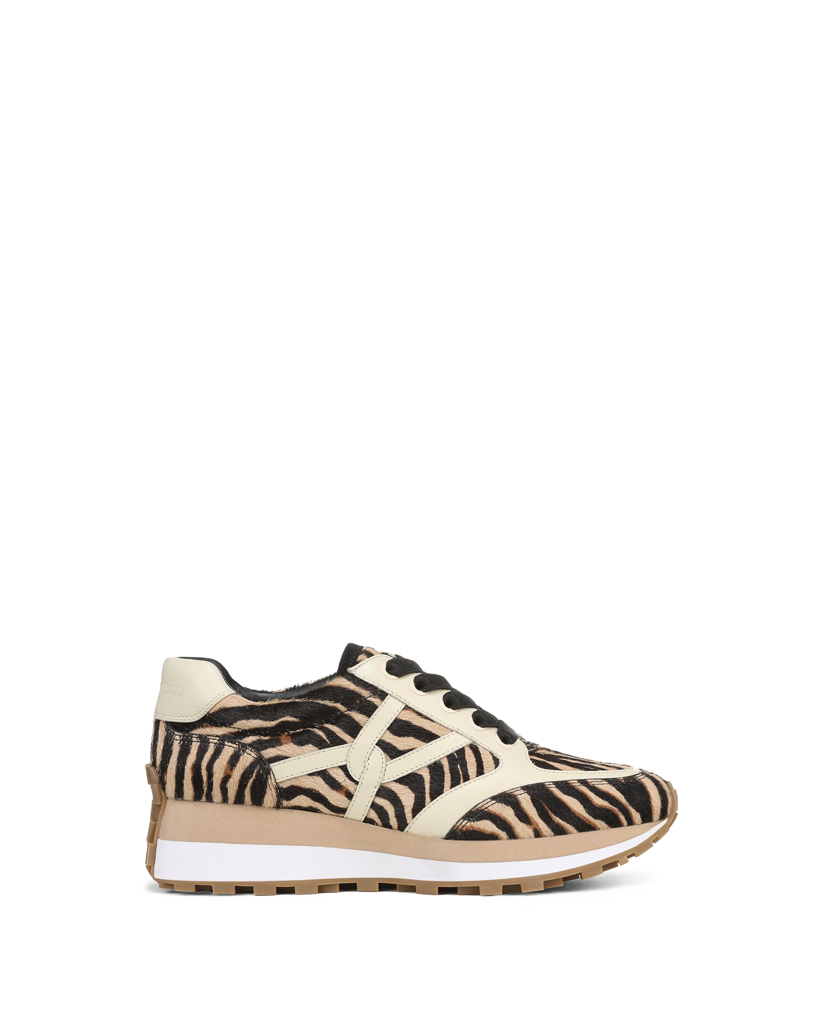 Sneakers en cuir de veau façon poulain Valentina
