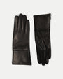 Tech Leather Shearling Gloves