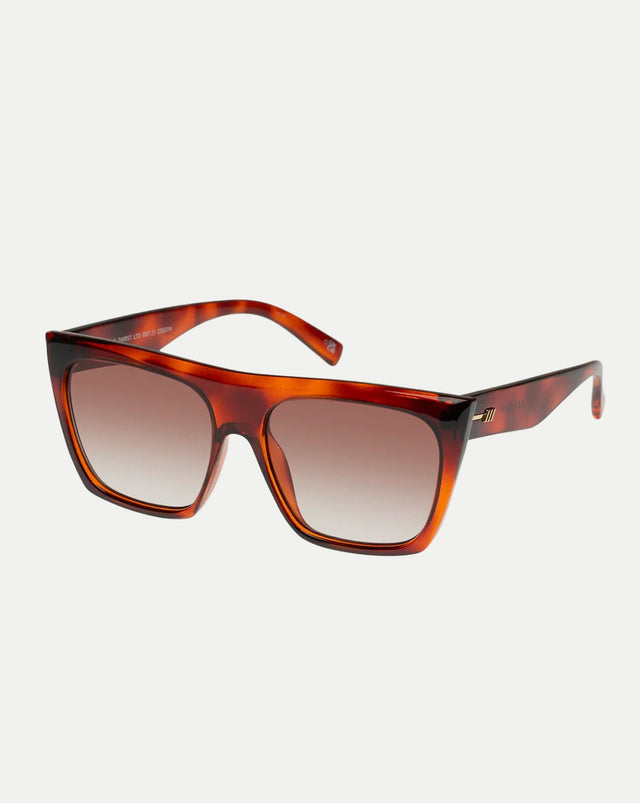 Oversized D-Frame Tortoise Sunglasses