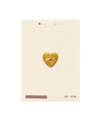 Veronica Beard Gold Heart Wish Card Gold