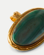 Veronica Beard Dakota Green Agate Necklace