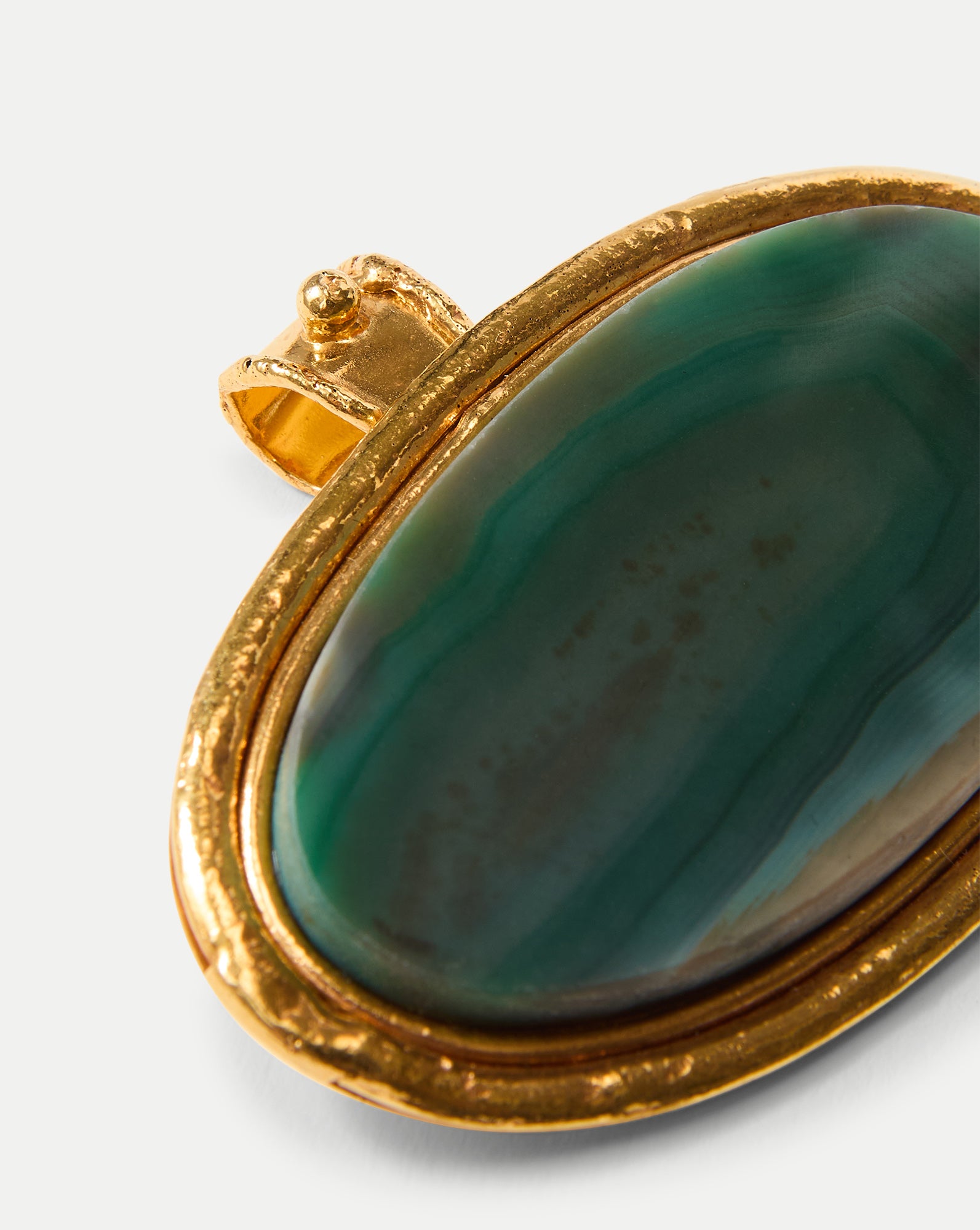 Veronica Beard Dakota Green Agate Necklace