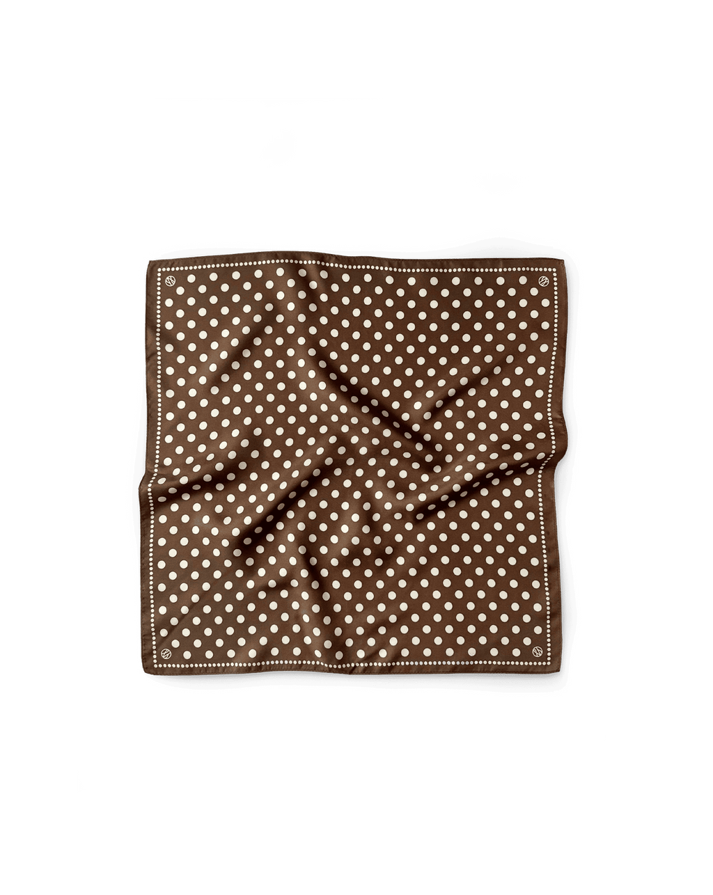 Foulard à pois en soie