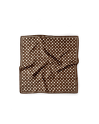 Foulard à pois en soie