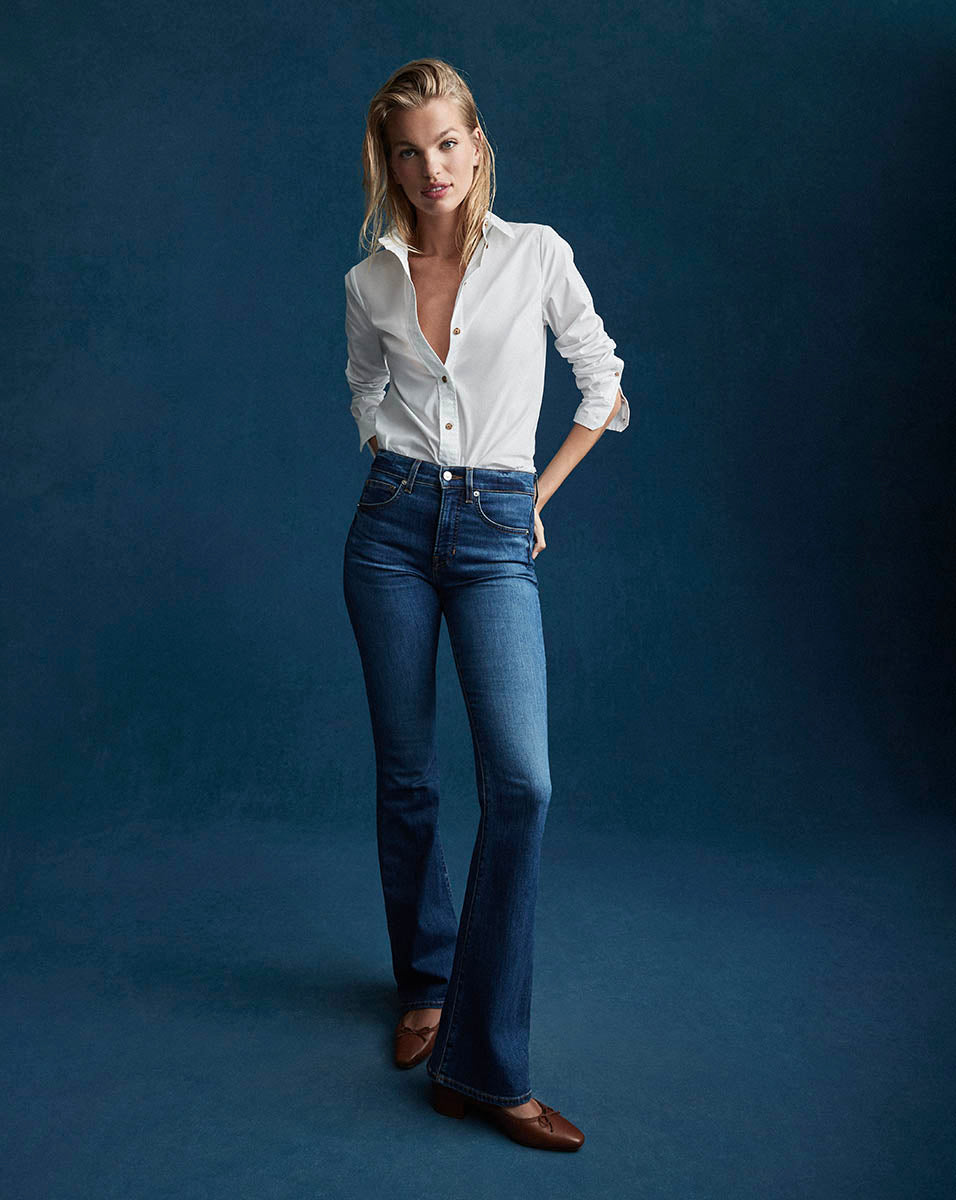 Veronica Beard Libby Poplin Button-Down Shirt - White