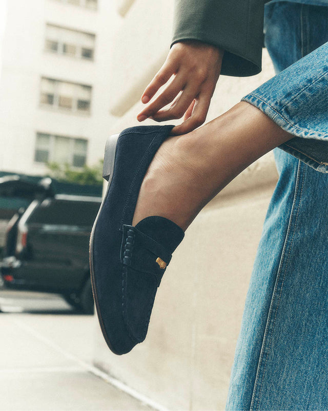 Penny Suede Loafer - Eclipse - 9