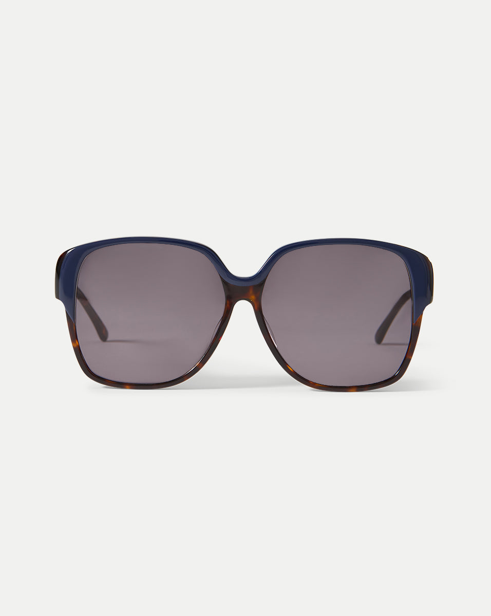 Brigitte Oversized Sunglasses In Blue Veronica Beard Brigitte oversized sunglasses in blue veronica beard