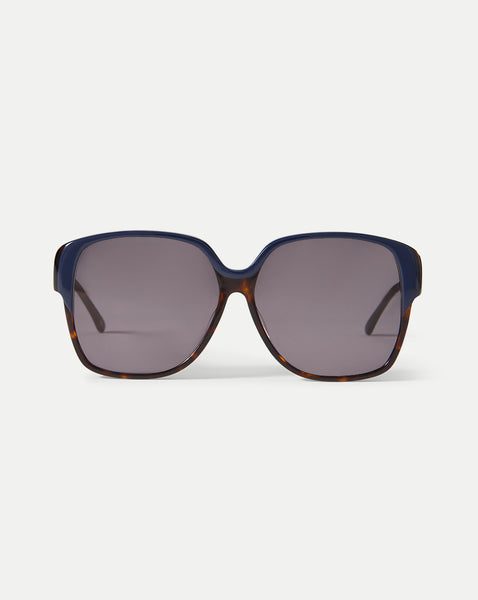 VERONICA BEARD Brigitte Oversized Sunglasses Brigitte Oversized Sunglasses in Blue | Veronica Beard main image 2