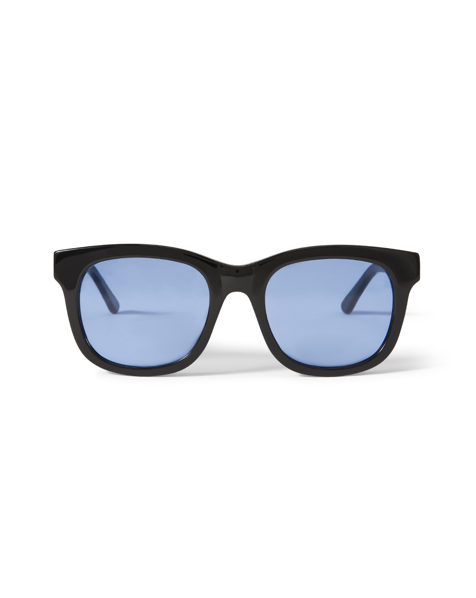 Veronica Beard Jane Square-Frame Sunglasses Black