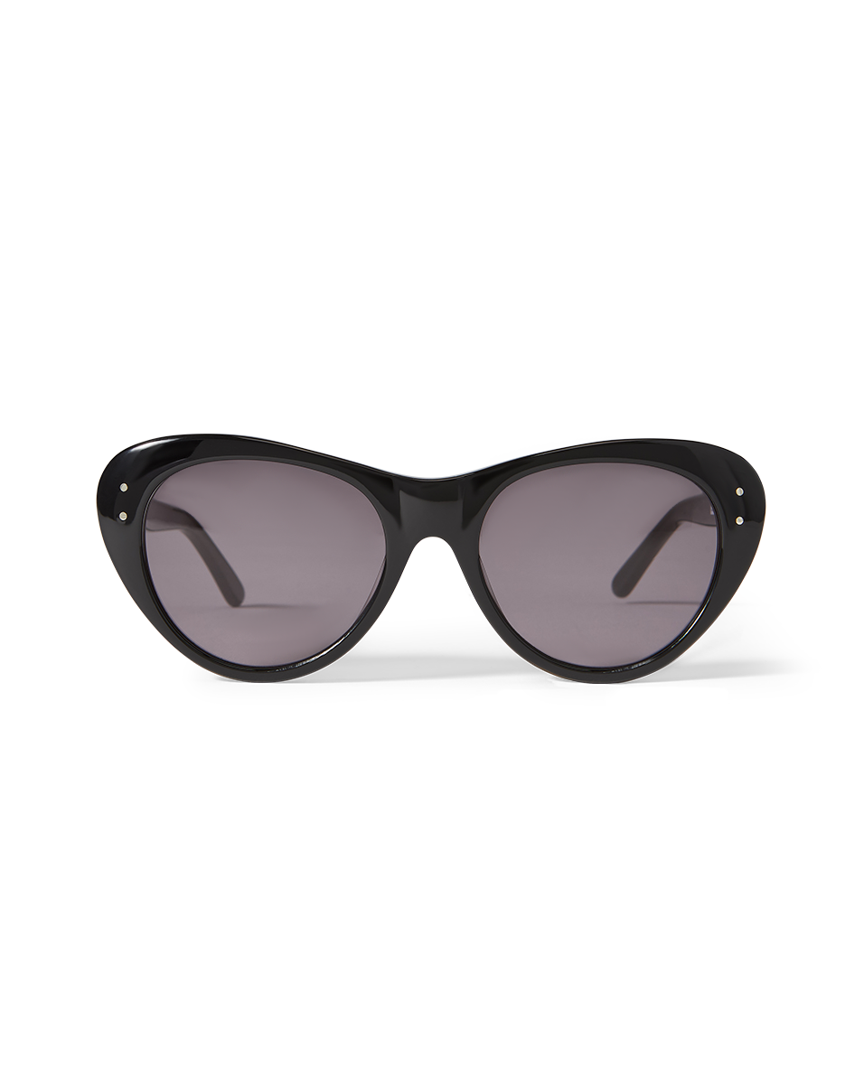 Veronica Beard Edie Cat-Eye Sunglasses Black