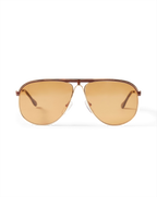 Veronica Beard Farrah Aviator Sunglasses Brown