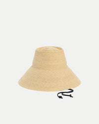 Veronica Beard Suni Raffia Bucket Hat - Natural