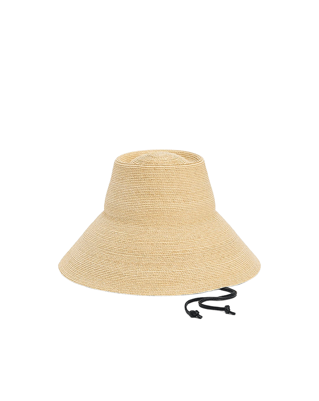 Veronica Beard Suni Raffia Bucket Hat - Natural