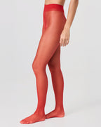 Veronica Beard Avery Sheer Tights - Red