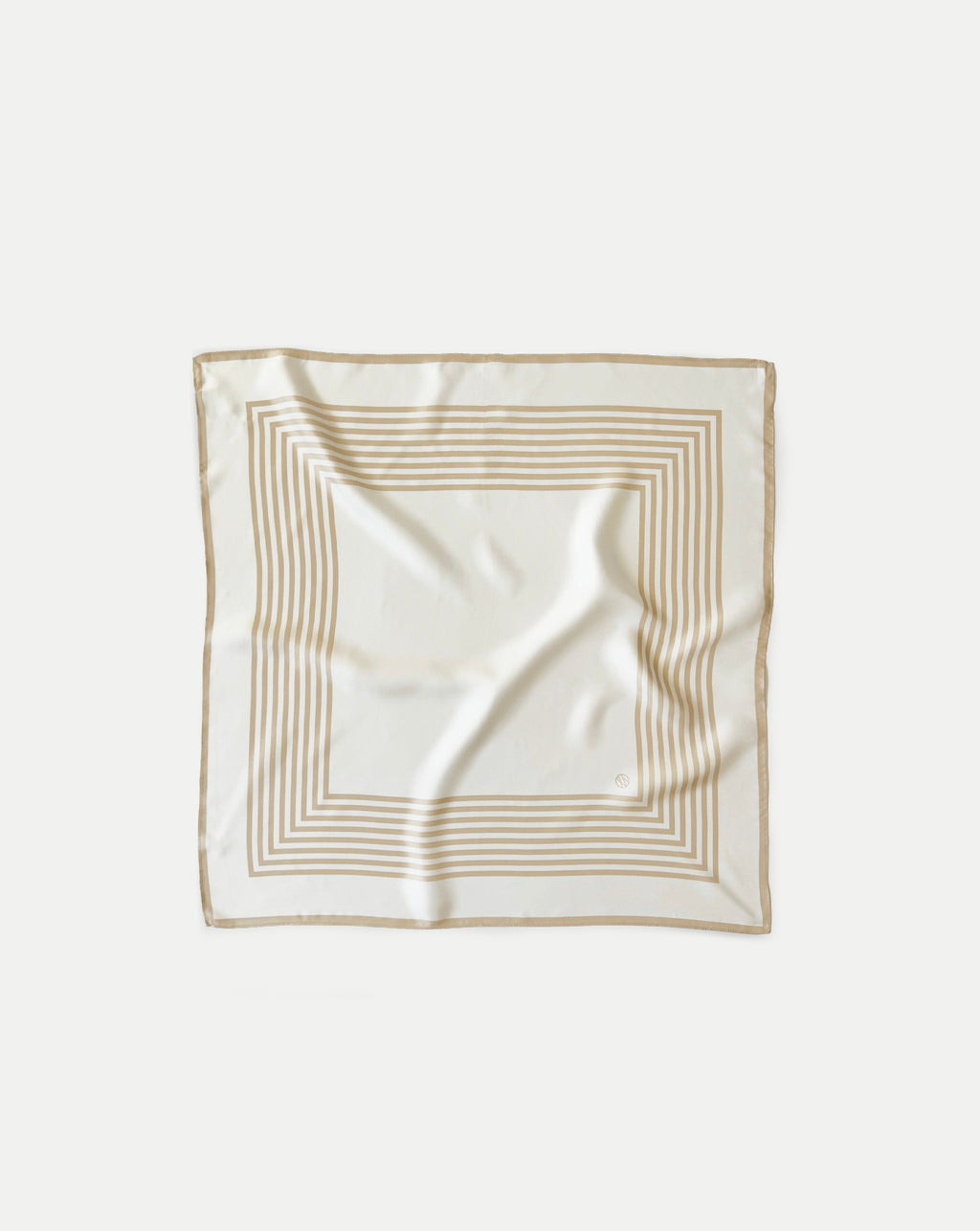 Foulard en soie rayé