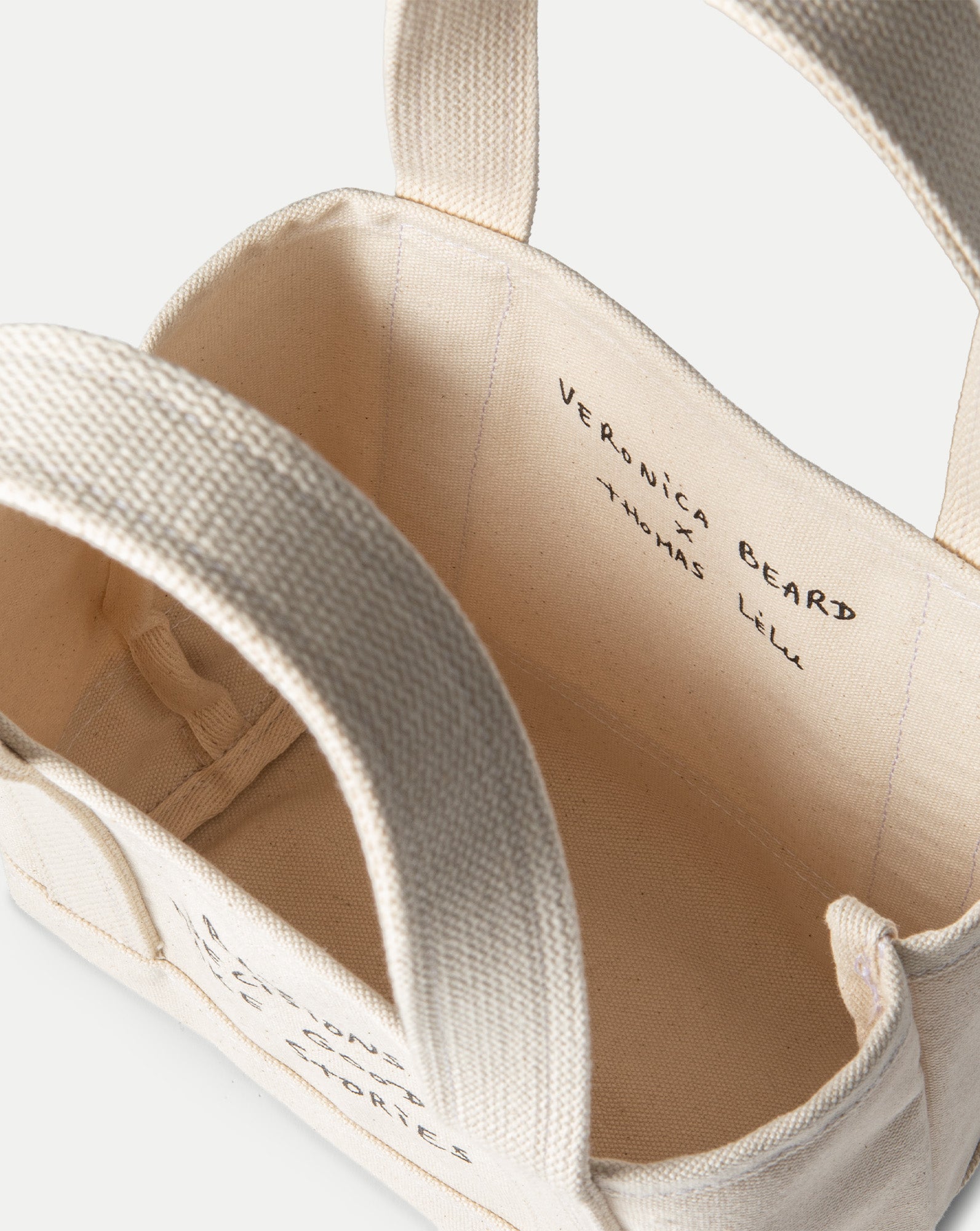 Canvas Printed Tote Bag in Natural | Veronica Beard