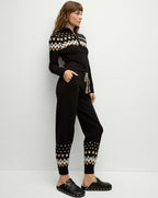 Veronica Beard Fairbanks Blanche Knit Turtleneck - Black