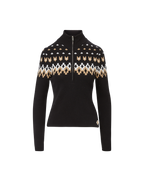 Veronica Beard Fairbanks Blanche Knit Turtleneck Black