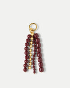 Veronica Beard Triple Chain Bag Charm - Oxblood