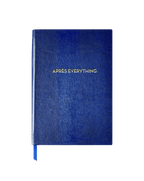 Veronica Beard Lizard-Embossed Notebook Blue