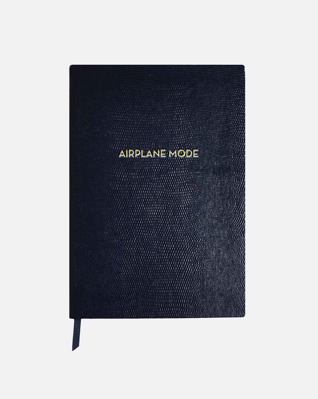 Veronica Beard Lizard-Embossed Notebook - Midnight