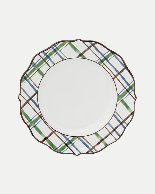 Striped Dessert/Salad Plate