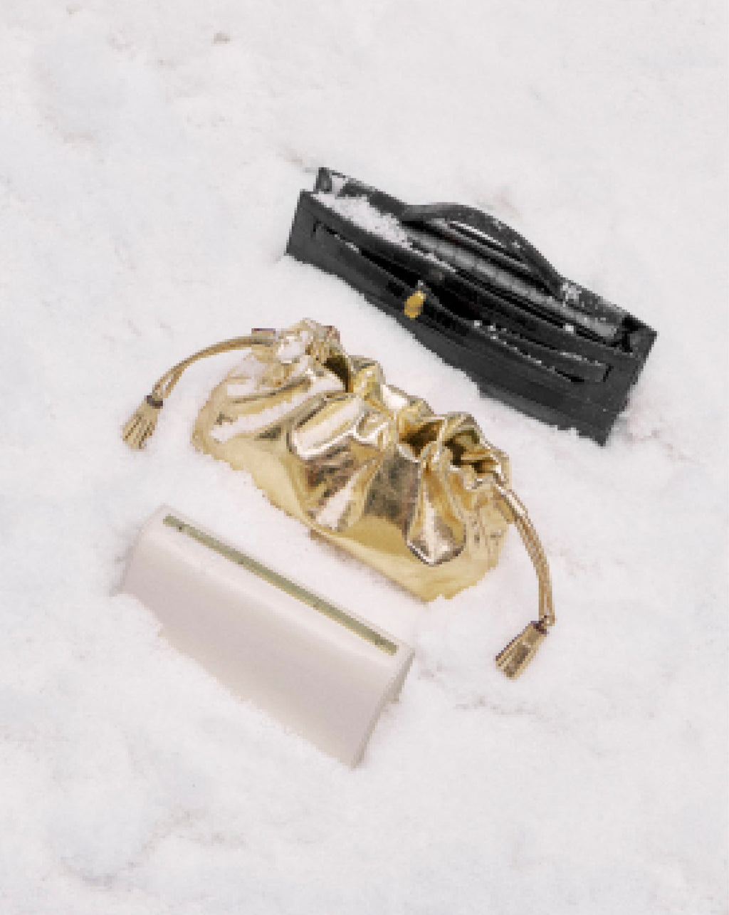 Veronica Beard Small Metallic Veronica Beard Stash Bag