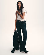 Veronica Beard Cameron Bootcut Jean - Dark Ink