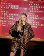 Veronica Beard Shelley Calf Hair Dickey Coat - Camel Multi