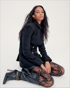 Veronica Beard Duran Wool Coat - Black