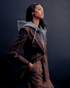 Veronica Beard Maci Plaid Dickey Jacket - Brown Multi