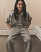 Veronica Beard Stellant Stretch-Scuba Jacket - Light Heather Grey