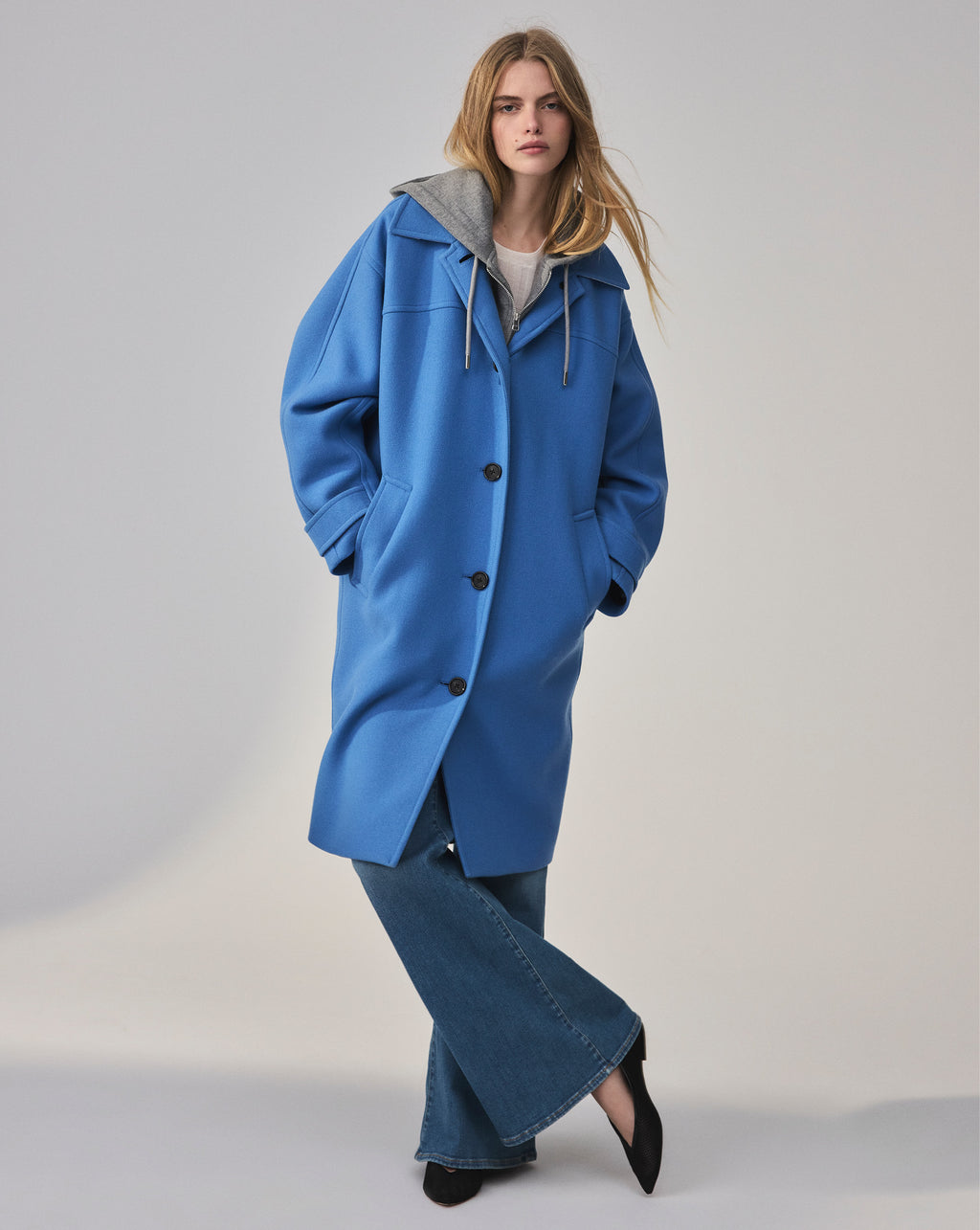 Veronica Beard Laurent Cocoon Dickey Coat