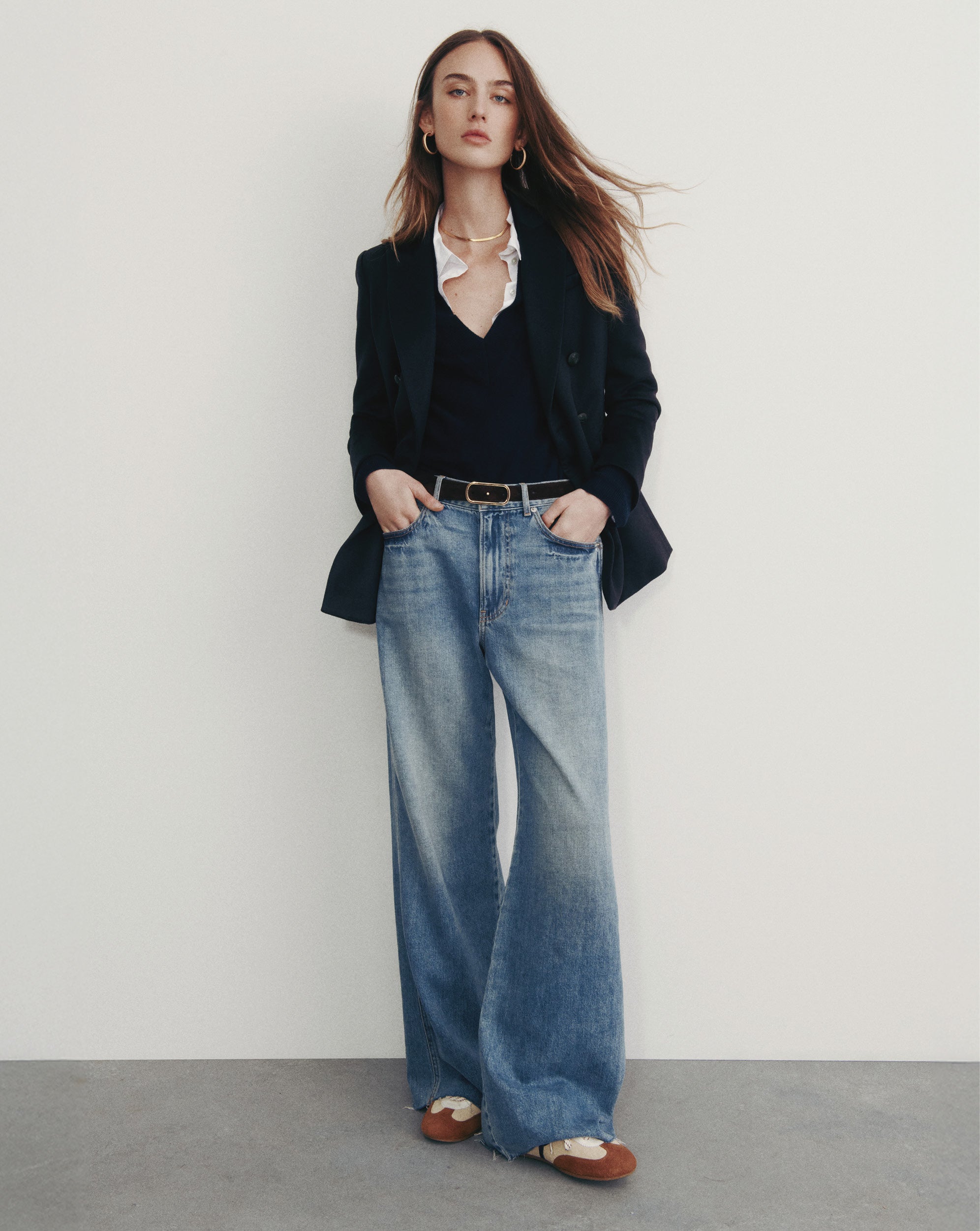 Veronica Beard Ellette Luxe Cashmere Dickey Jacket - Navy