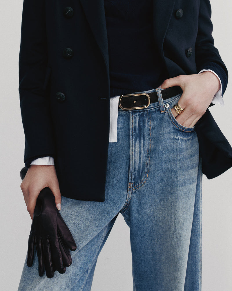 Veronica Beard Ellette Luxe Cashmere Dickey Jacket - Navy
